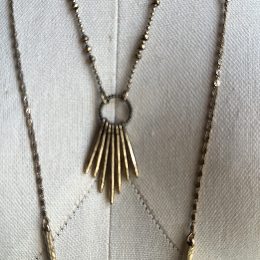 Lucky Brand triple-strand necklace. Adjustable. Bohemian. Festival Season! ✨ - Picture 5 of 7